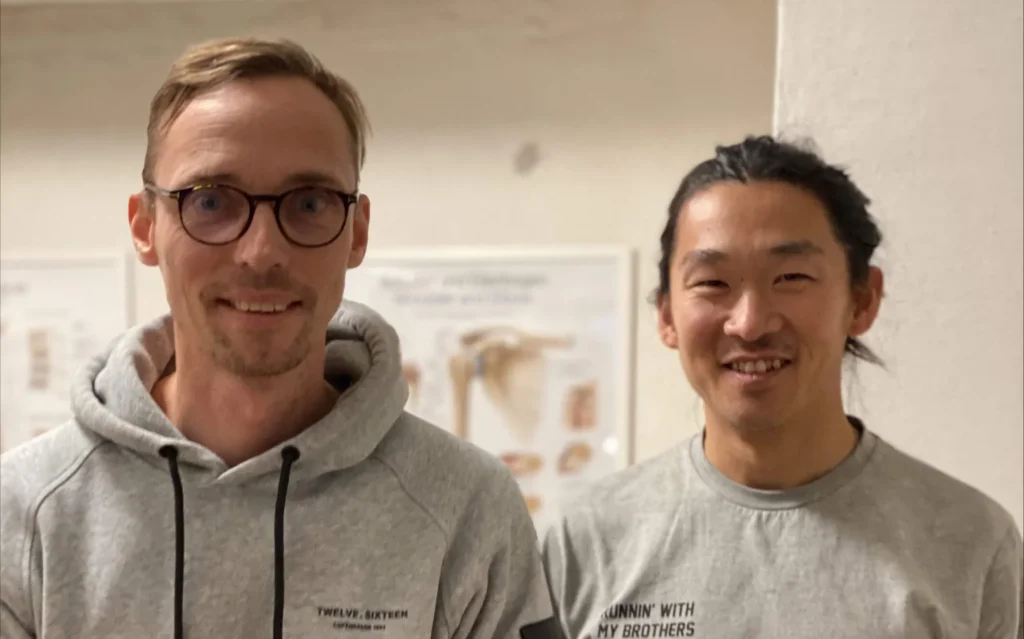 Fysioterapeuter Jacob og Frans